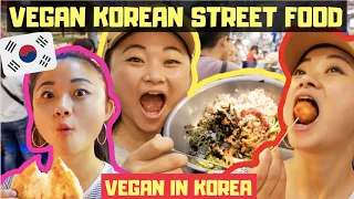 ULTIMATE VEGAN STREET FOOD TOUR of Seoul | VEGAN IN KOREA 🌱🇰🇷