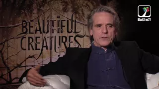 Jeremy Irons talks Beautiful Creatures and the orgin of "Love"