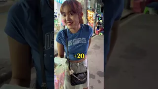 Surprising Street Vendor with Extra Payment !! #shorts