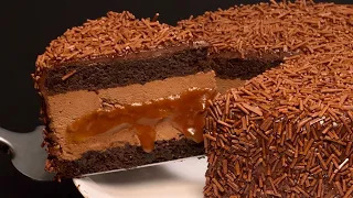 Mix chocolate with cream cheese! Dessert in 5 minutes that will surprise you! Bazilika Desserts.