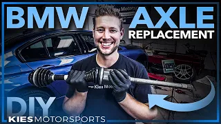 F30 BMW Front Axle Output Shaft Replacement (How to fix a broken BMW F30 Axle!)