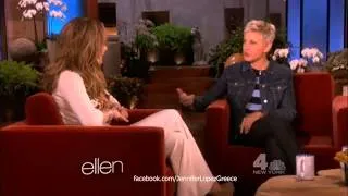 Jennifer Lopez - The Ellen Show: Talks Golden Globes 16/1/13