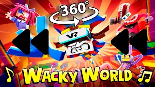 360º VR The Amazing Digital Circus Music Video 🎵 - "Wacky World" (But reverse)