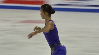 2019-10-19 Anna SHCHERBAKOVA FS run-through