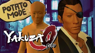 Yakuza 0's Lowest Graphic Settings Get Weird | Potato Mode