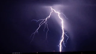 Extreme Lightning Storm Over Tucson Arizona