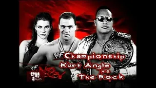 The Rock vs Kurt Angle - No Mercy 2000 - Highlights