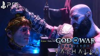 Kratos Meets Helios & Returning to Greece God of War Ragnarok Valhalla Cinematics 4K ULTRA HDR