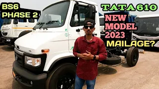 Tata 610 new 2023 bs6 phase 2 review video / mailage