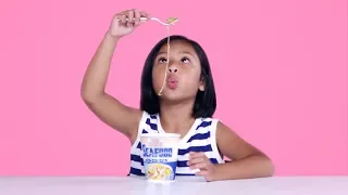 Kids Try Instant Noodles from Around the World | Kids Try | HiHo Kids