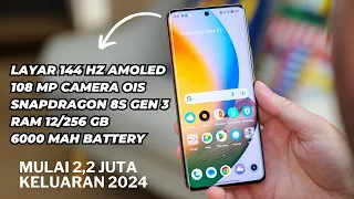 Mendarat di Indonesia! HP Terbaru 2024 - 6000mAh, Snapdragon 8s Gen 3, RAM 12/256 GB!