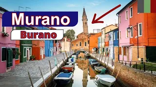 MURANO E BURANO AS ILHAS PARA VOCÊ CONHECER EM VENEZA NA ITALIA - PASSEIO DE UM DIA GASTANDO POUCO