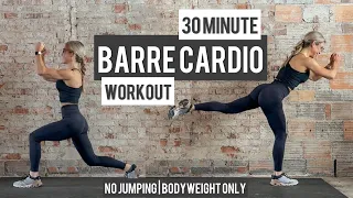 30 Minute Barre Inspired Cardio Workout | All Standing | No Jumping | No Equipment | Low Impact