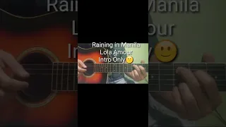 Raining in manila by Lola Amour  visit my yt for tutorial #raininginmanila #lolaamour #guitarintro