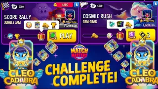 Jungle Jam+Bombs Away Solo Challenge Score Rally/ Gem Grab+Blow 'Em Up Solo Challenge Cosmic Rush