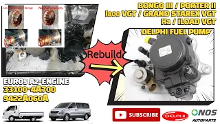 High Pressure DELPHI Fuel Pump Repair H1, GRAND STAREX, iLoad  BONGO III 338004A700  9422A060A