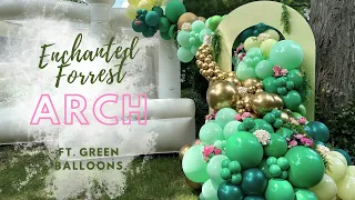 How to Make Thick & Wide Organic Balloon Garland : Open Arch Backdrop Balloon Garland