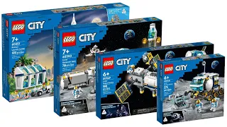 All LEGO City Space Sets 2022 NASA Artemis Compilation/Collection Speed Build