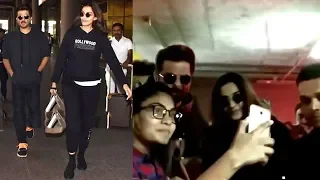 Father-Daughter Jodi Sonam Kapoor & Anil Kapoor Sweet Gesture Clicking Pictures Wid Fans On Airport