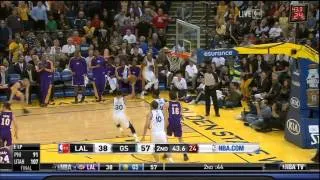 Warriors 2012-13: Game 72 vs Lakers (3-25-2013) | Curry ( 25 pts, 10 ast )