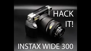 Modify Instax Wide 300 for Mamiya Press & Polaroid 600SE Lenses