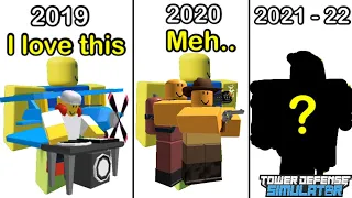 Evolution Of TDS In A Nutshell.. Part - 2 (2019 - 2022) (Roblox) #tds