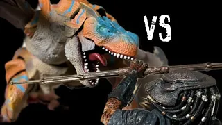 【Monster　Hunter】 Tigrex VS Predator【Predator】 #stopmotion #prey #predatorprey #Monster Hunter