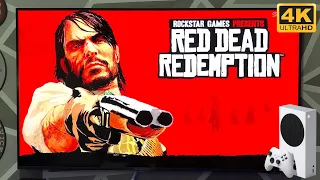 TESTE DE IMAGEM DO XBOX SÉRIES S NA TV 4K! Jogando RED DEAD REDEMPTION 1