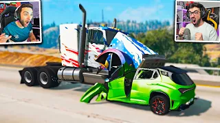 ACCIDENTES EXTREMOS en el MULTIJUGADOR de BEAMNG DRIVE 💥