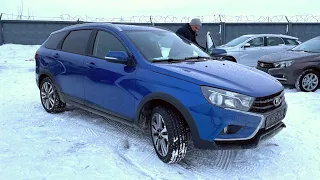 ПОСЛЕДНИЕ ОСТАТКИ 2021 ГОДА! Купили по сниженной цене новую LADA VESTA SW CROSS 2021 года LUXE ENJOY