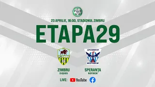 LIVE: DIVIZIA NAȚIONALĂ,Etapa 29 ,FC ZIMBRU - CSF SPERANȚA  23.04.2021, 16:00