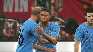 PES 2021 - MANCHESTER UNITED VS MANCHESTER CITY - DERBY MANCHESTER | FULL MATCH GAMEPLAY