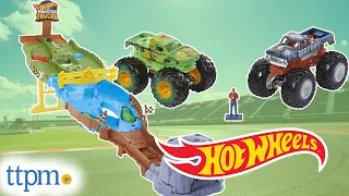 Hot Wheels Monster Trucks Wreckin' Raceway Track Set Review