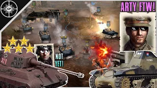 COUNTERING ARTY SPAM | 4v4 White Ball Express | CoH2 Cast #143