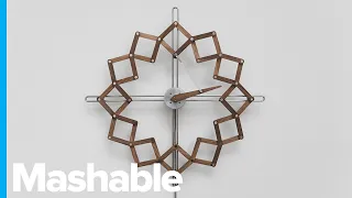 This Shapeshifting Clock Turns Time into Moving Art