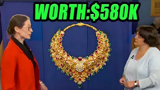 Antiques Roadshow: STOLEN Necklace Worth 7 Figures !!