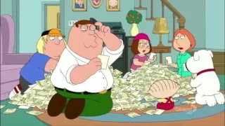 Family Guy Peter Buys Thousands Of Lottery Tickets