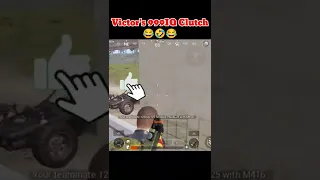 Victor's 999IQ Clutch Pubg Mobile Comedy Funny & Wtf Moments #shorts #sehwaggaming