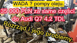 WADA ? pompy oleju. 35 000 PLN za same części do Audi Q7 4.2 TDi. Rozrząd i jego problemy.