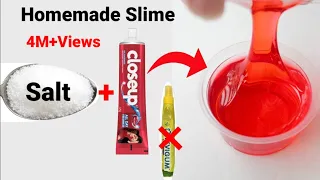 DIY Toothpaste Slime How to make Slime at home/Colgate Toothpaste Slime/Making Slime #slime