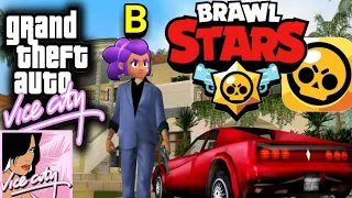 ГТА В БРАВЛ СТАРС? GTA IN BRAWL STARS? GTA VICE CITY. BRAWL STARS. FUNNY MOMENTS. Бравл Старс. OMG!