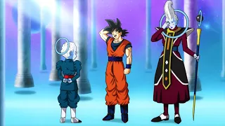 Whis Takes Goku To Train With The Grand Priest, Seraphim Goku Is Born