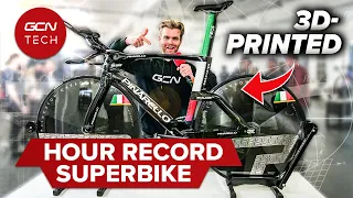 Filippo Ganna's 3D Printed Hour Record Bike! | Pinarello Bolide F HR3D