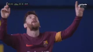 Villarreal vs Barcelona 0 2 GОАL Lionel Messi amazing goal 10 12 2017  HD