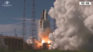 ESA launches four satellites on an Ariane 5 as part of the EUs Galileo satellite navigation system.