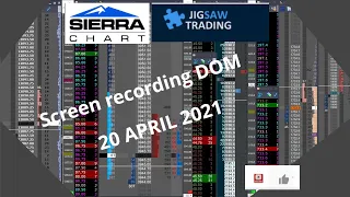 20 APRIL AM  - DOM LADDER SCREEN RECORDING NO TRADES