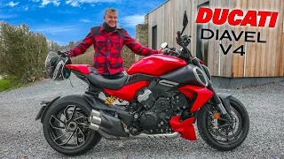 FIRST RIDE on the NEW DUCATI DIAVEL V4 : Ducati Event Vlog & Ride