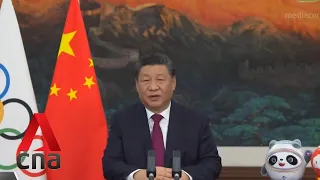 China's Xi promises a "safe and splendid" Winter Olympics