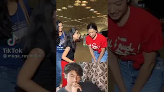 cute girl kissing a Rashmika🥰❤️#rashmikamandanna #shorts #youtubeshorts #reactionvideo