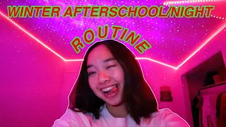 WINTER AFTERSCHOOL/NIGHT ROUTINE! Vlogmas Day 3 | Nicole Laeno